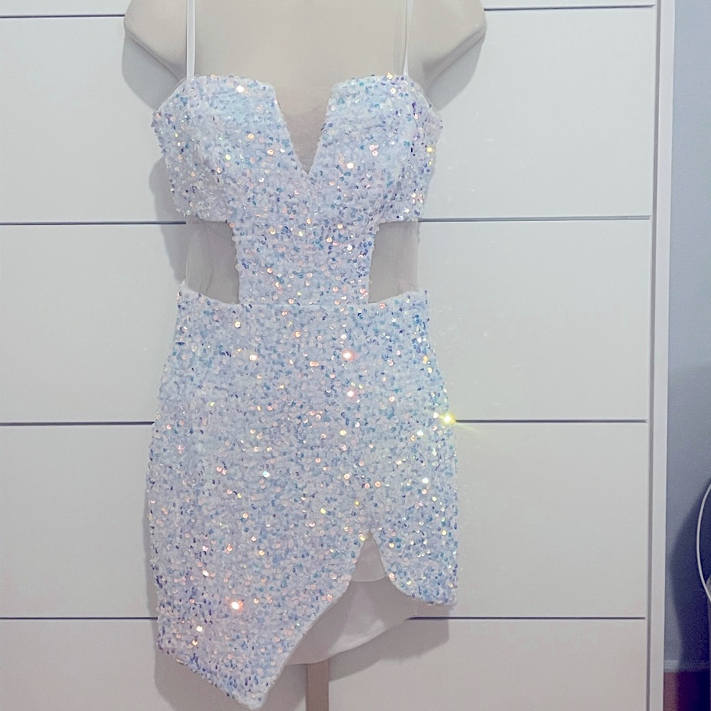 Night Sequin Mini Dress